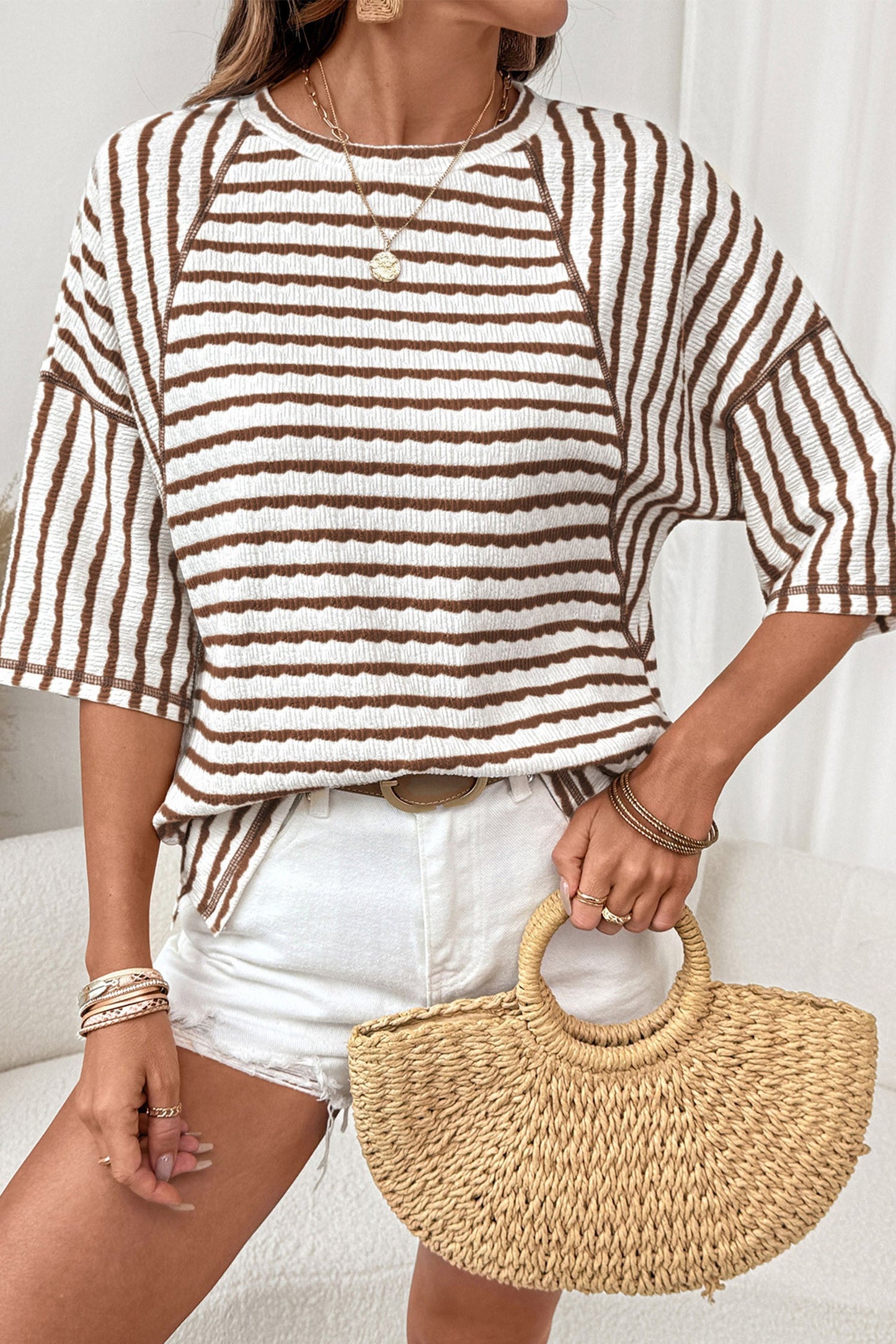 Stripe Knit Top