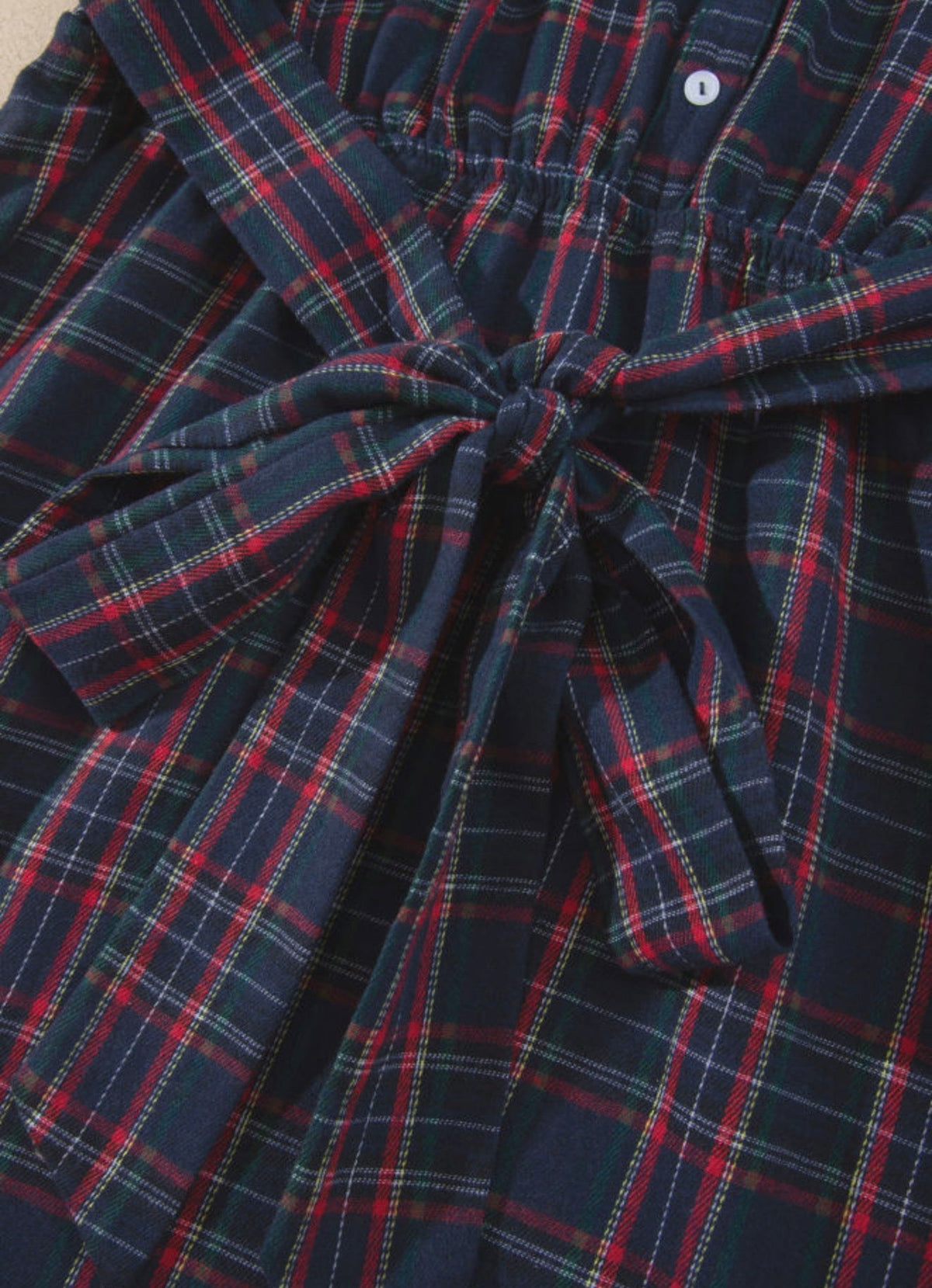 Plaid Belted Plus Dress