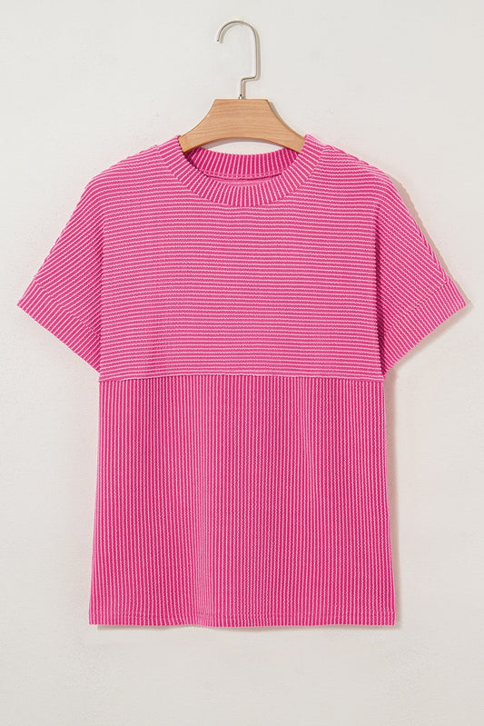 Pink Corded Top