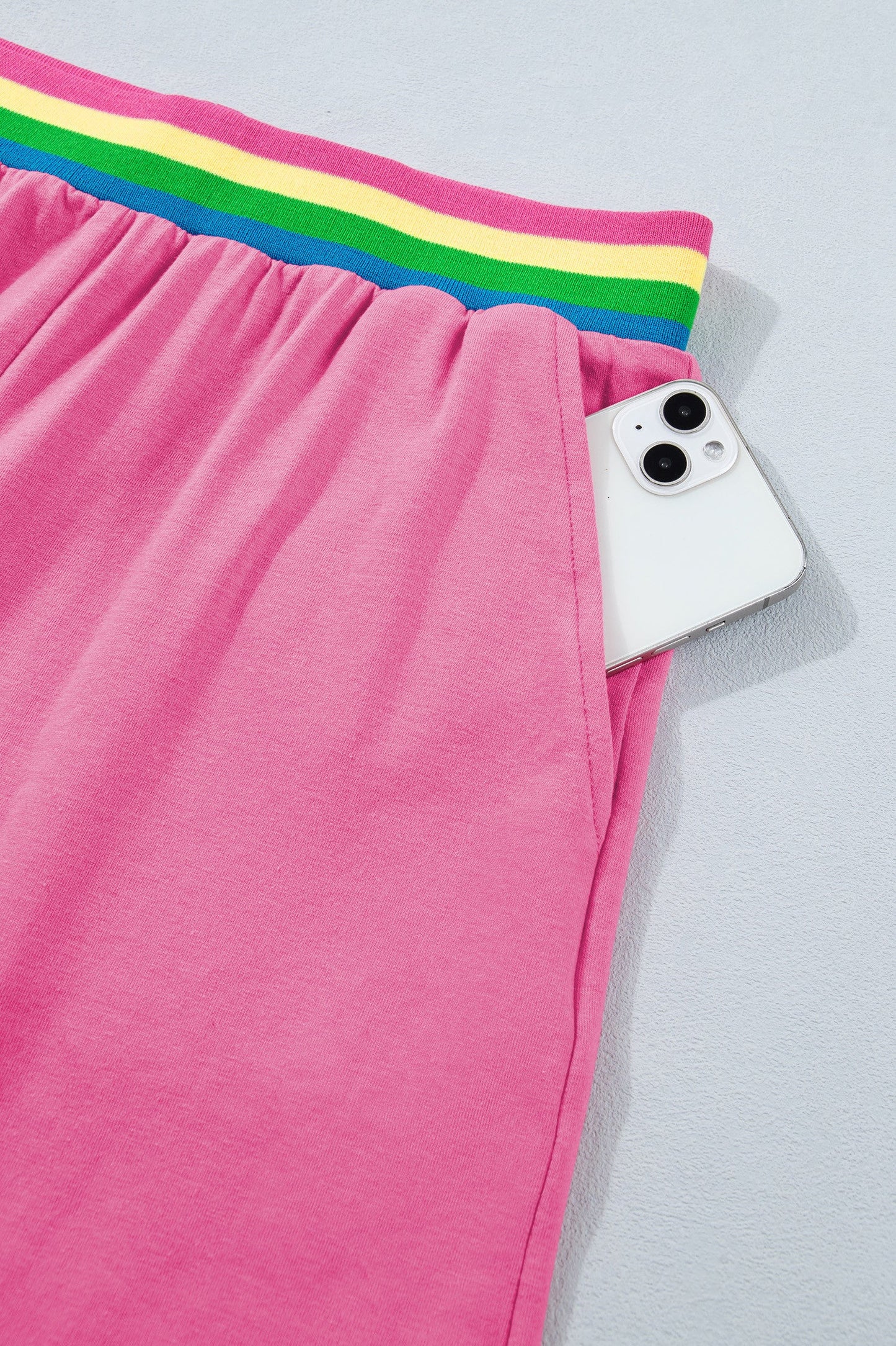 Pink Colorful Waistband Set