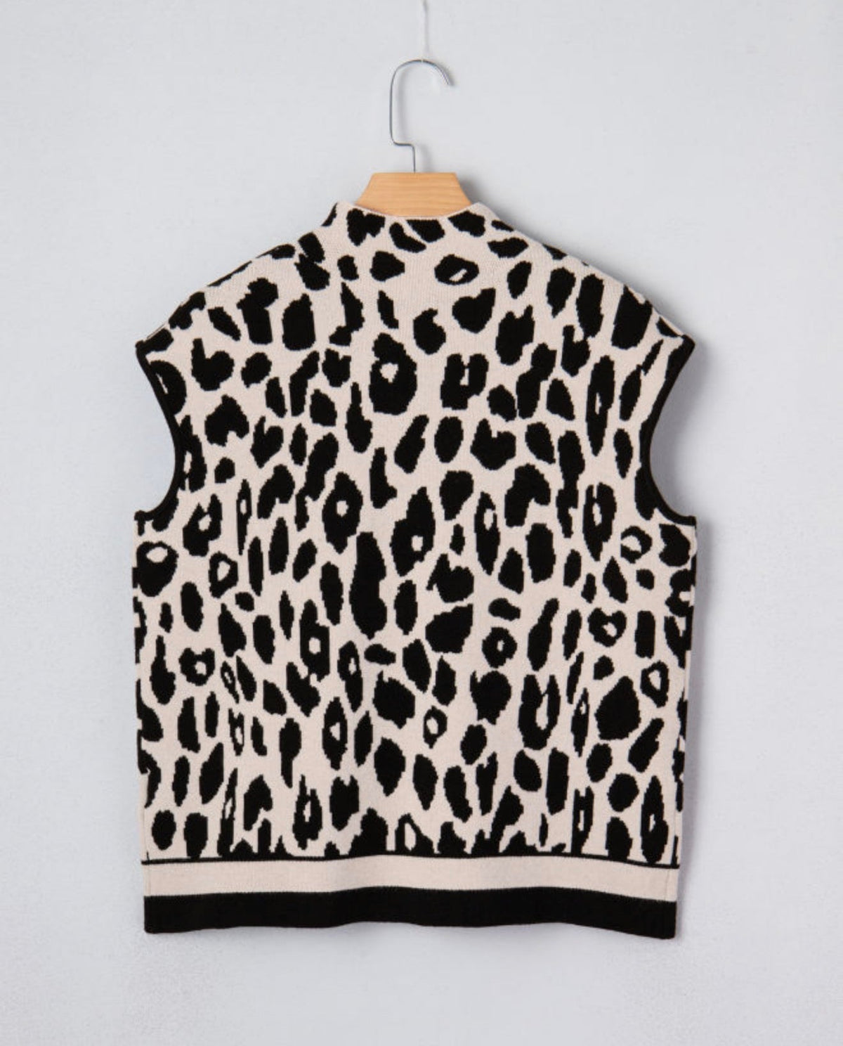 Black Leopard Sweater