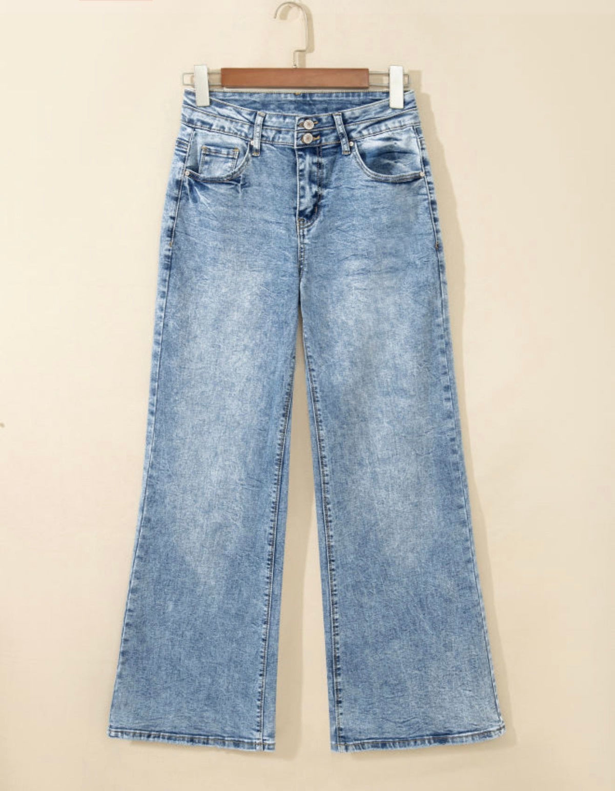 Blue Acid Wash Jeans (Light or Dark Wash)