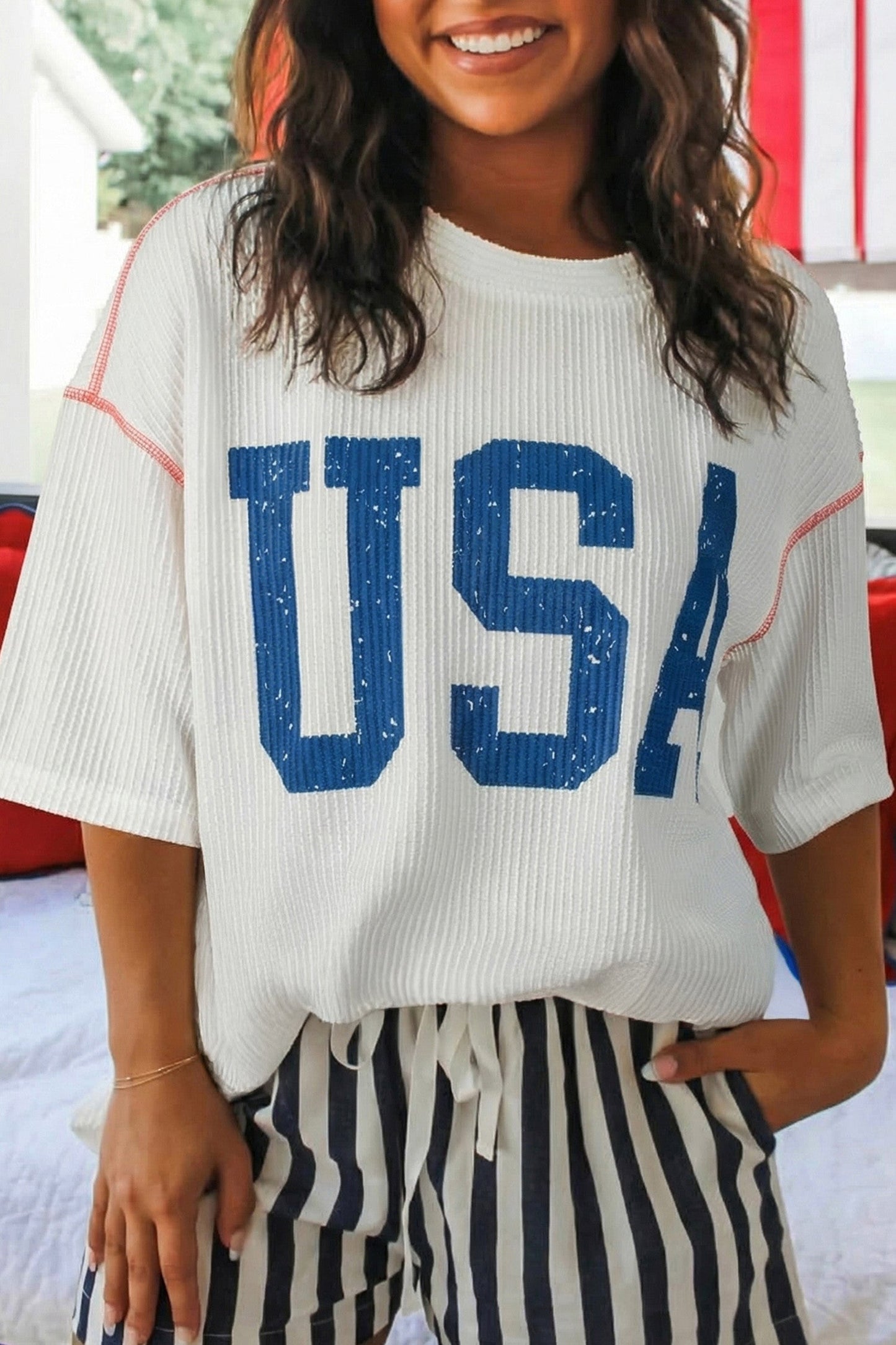 USA Ribbed Top