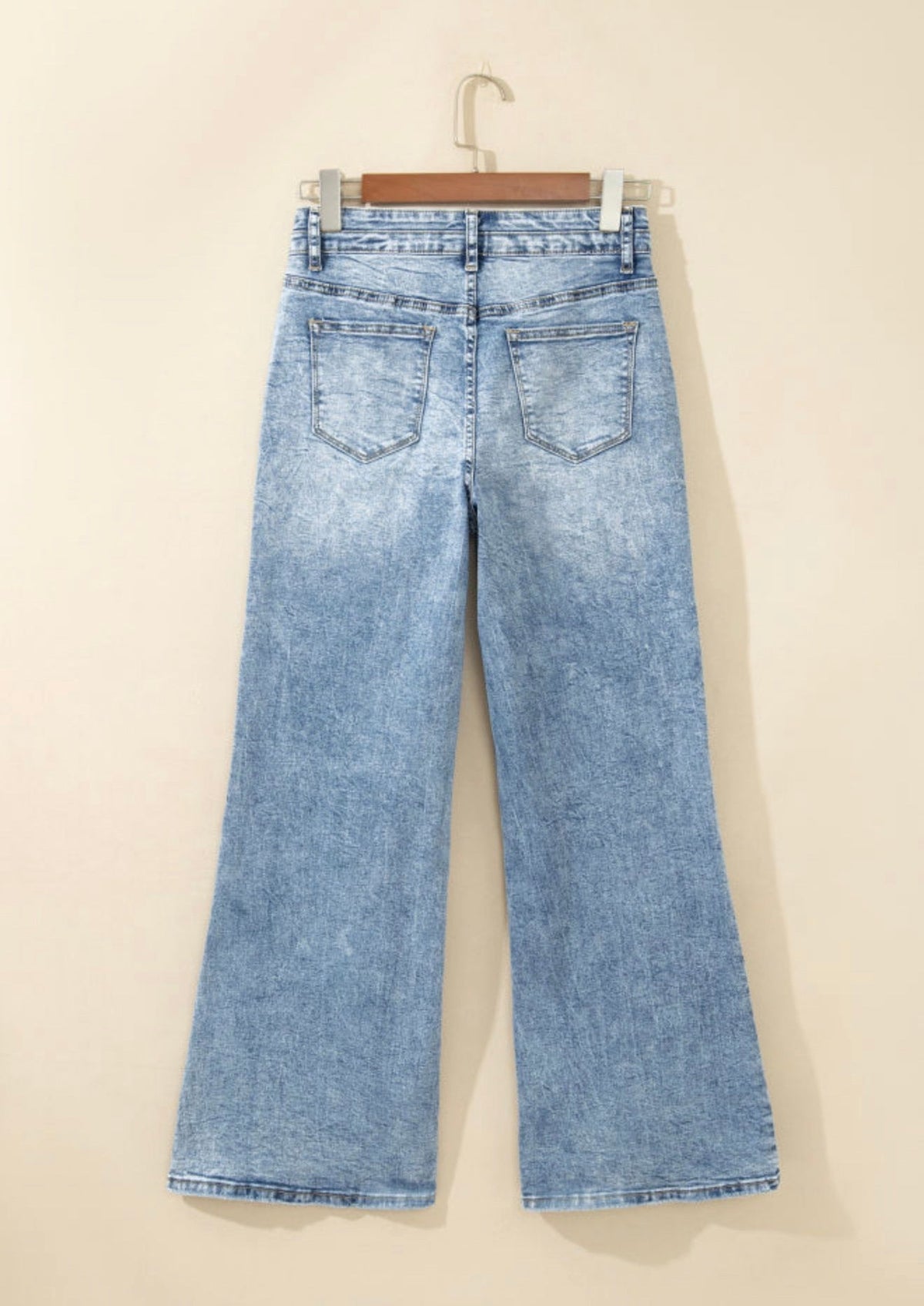 Blue Acid Wash Jeans (Light or Dark Wash) RTS