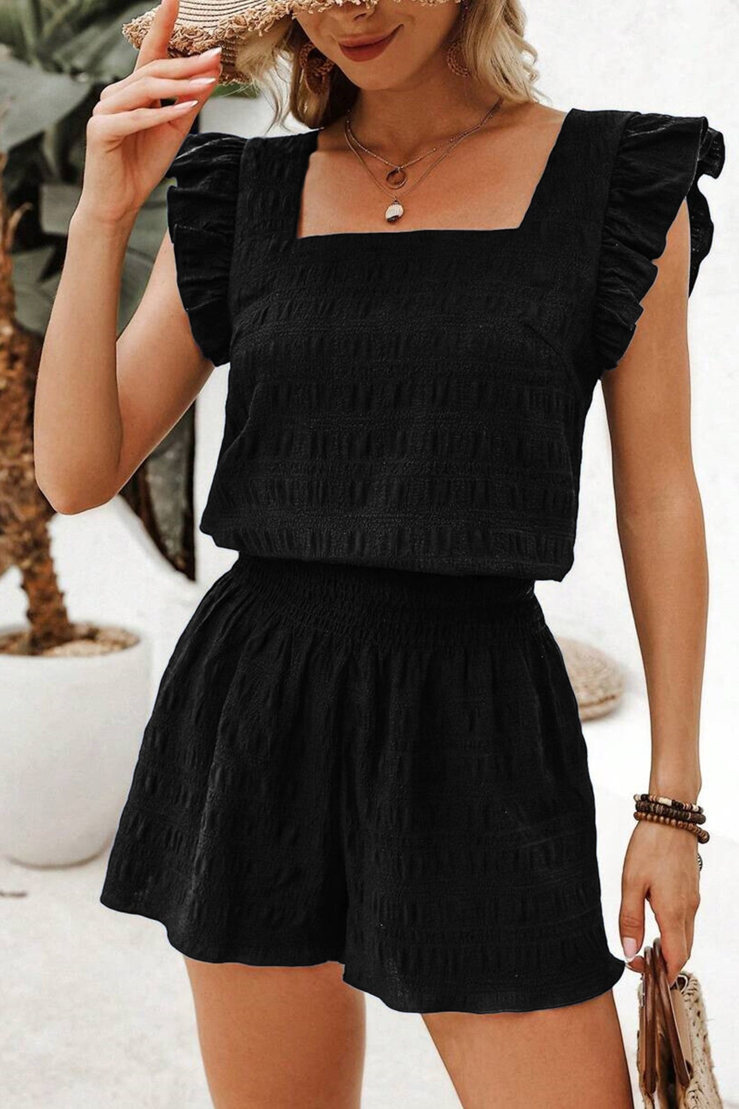Textured Shirred Set New RTS