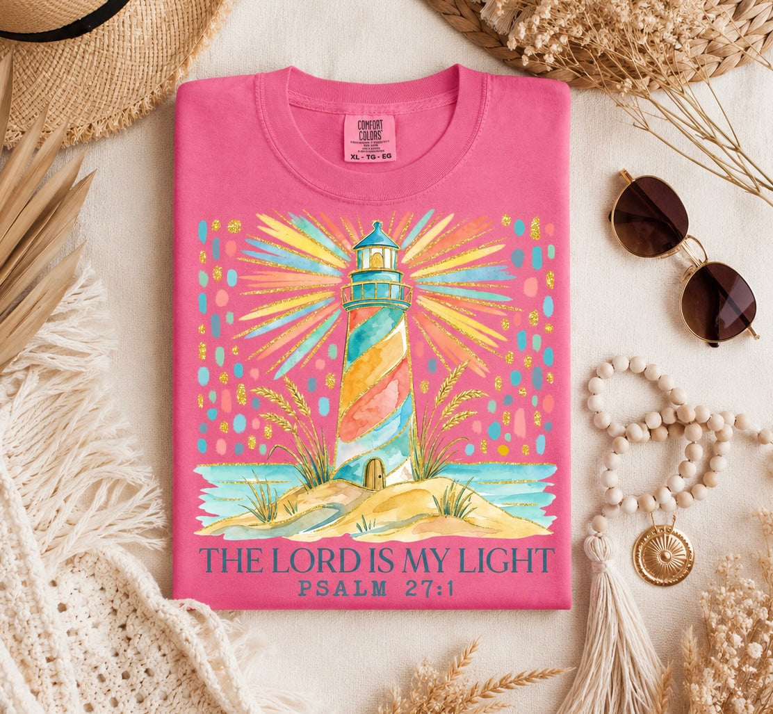 Lighthouse Lord is My Light Tee.