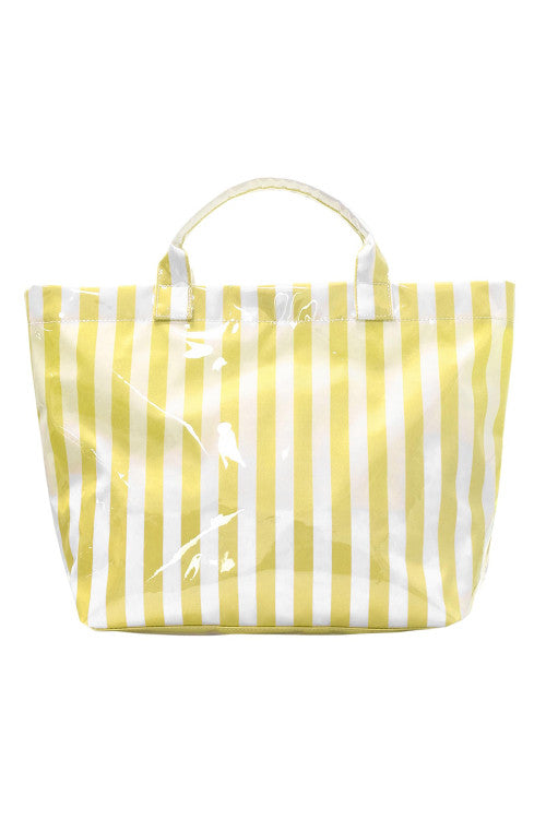 Glossy Striped Large Tote Bag New RTS