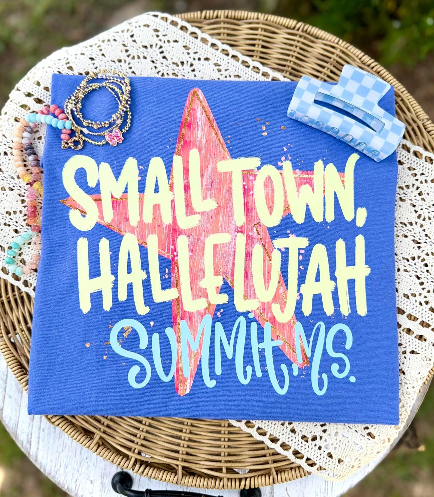 Small Town Hallelujah Star Tee.