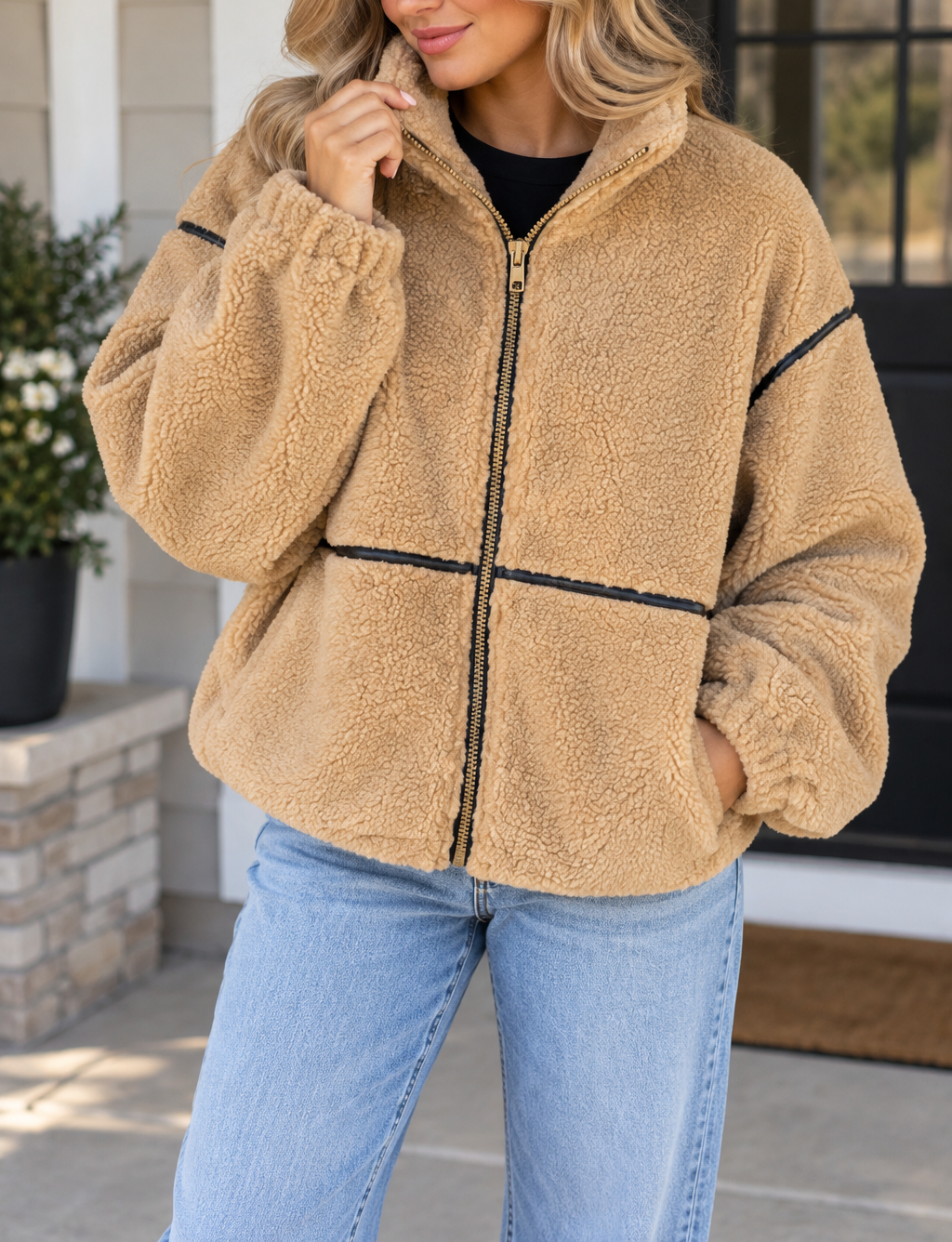 Parchment Fleece Jacket