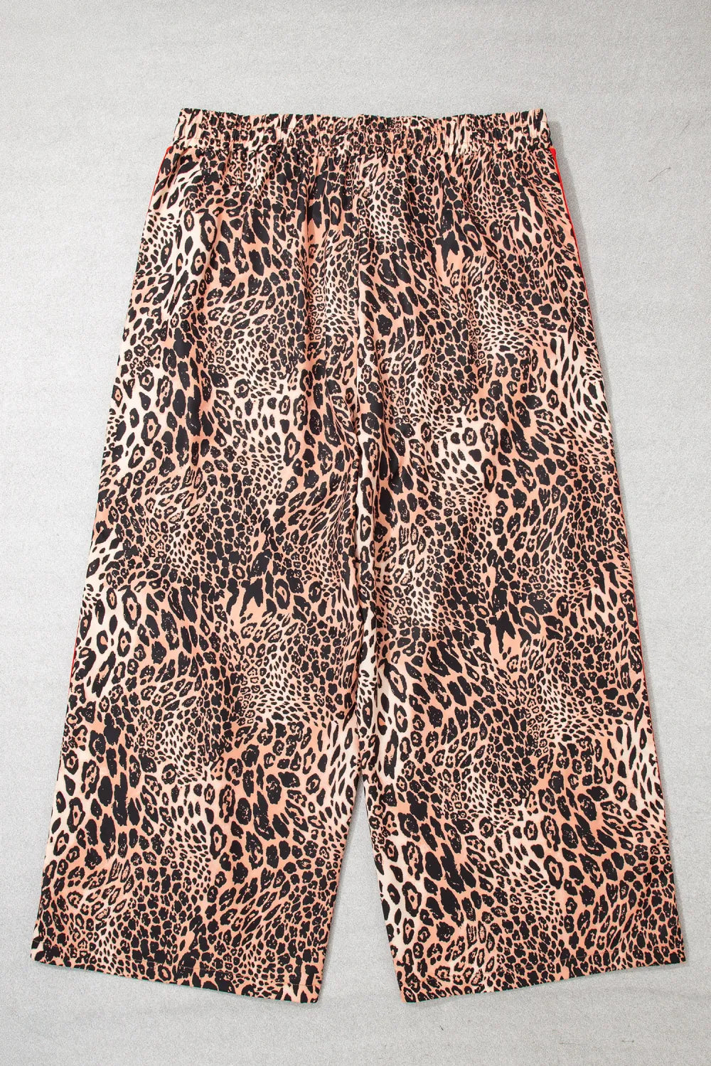 Leopard Side Stripe Plus Size Pants