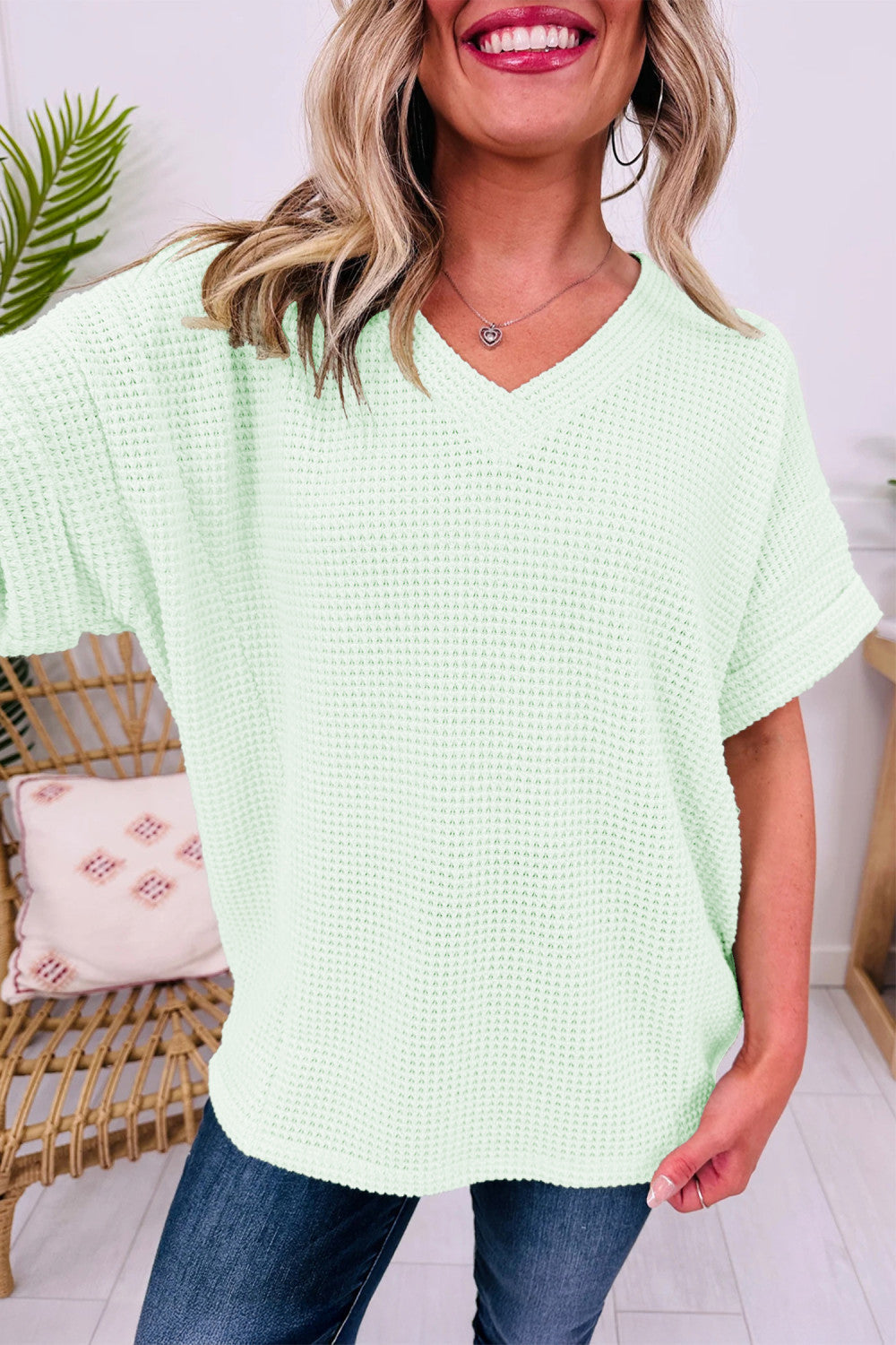 Waffle Knit Top *multiple colors*
